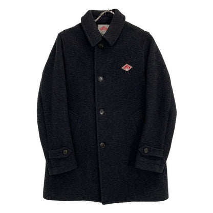 DANTON Gray Wool Mossa Single Coat Size 38