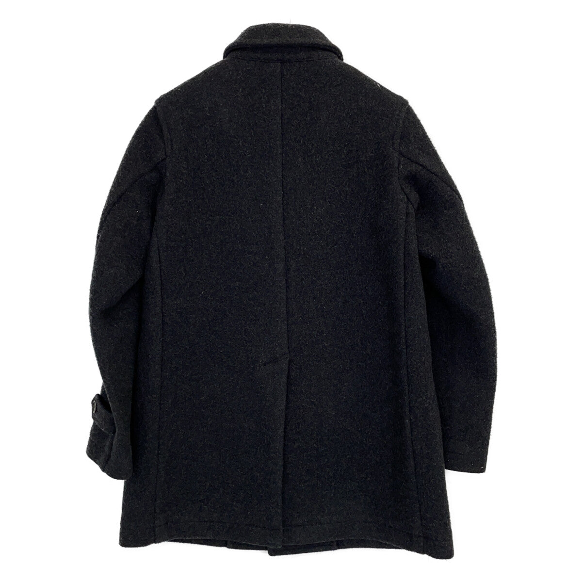 DANTON Gray Wool Mossa Single Coat Size 38