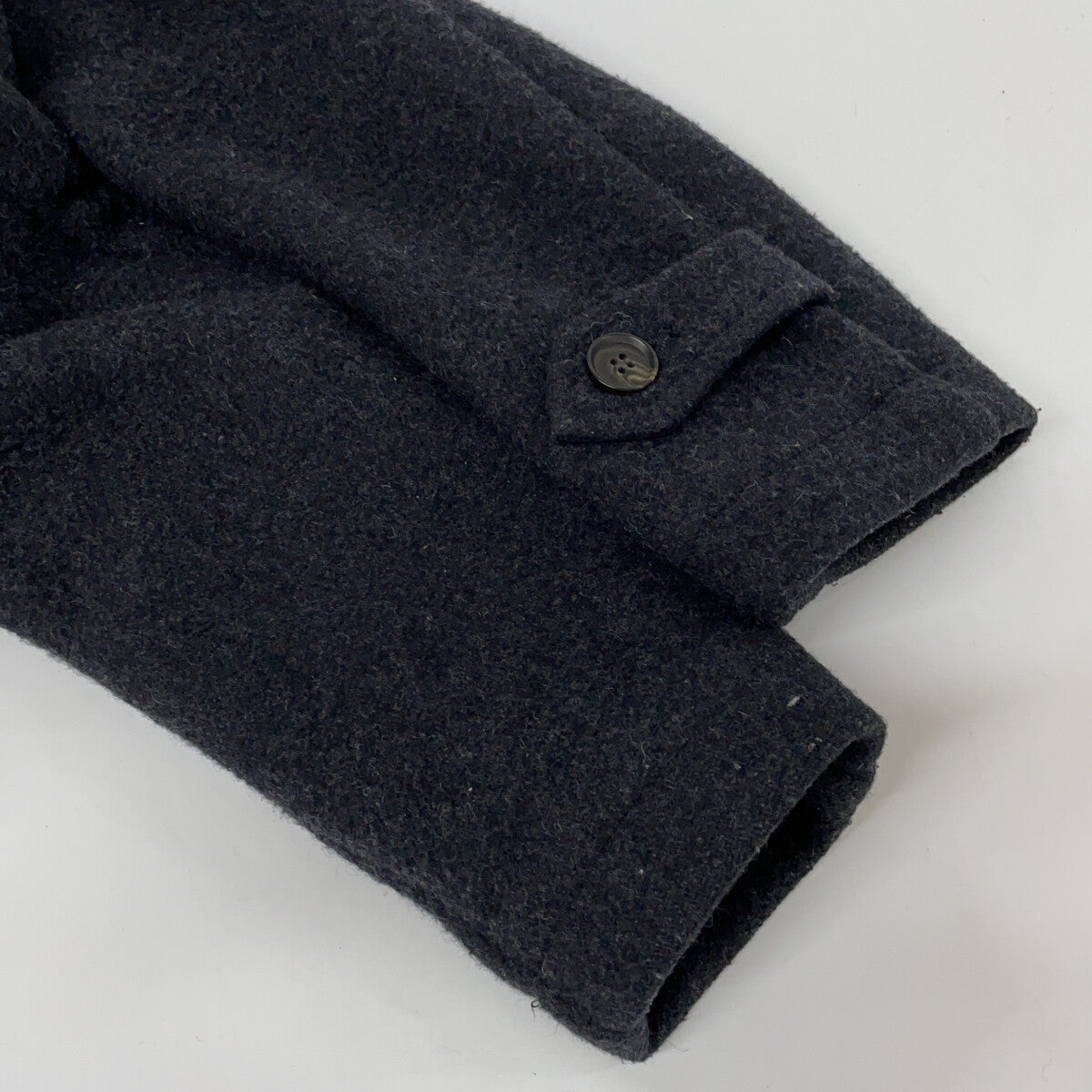 DANTON Gray Wool Mossa Single Coat Size 38