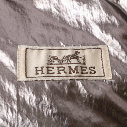 HERMES Sellier Button Down Jacket Navy Size 50