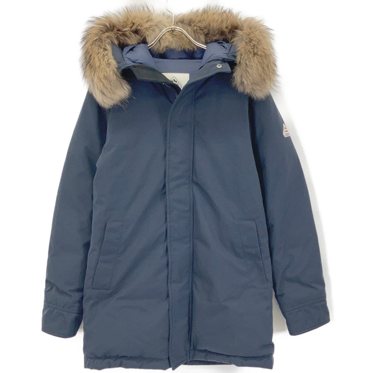 PYRENEX HMK009 Navy Annecy Fur Down Jacket Size S