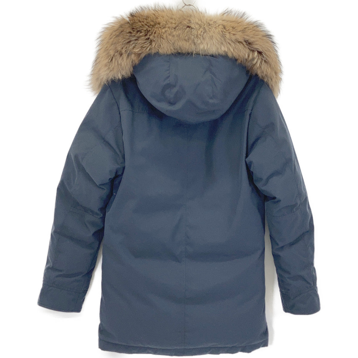PYRENEX HMK009 Navy Annecy Fur Down Jacket Size S