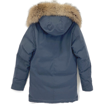 PYRENEX HMK009 Navy Annecy Fur Down Jacket Size S