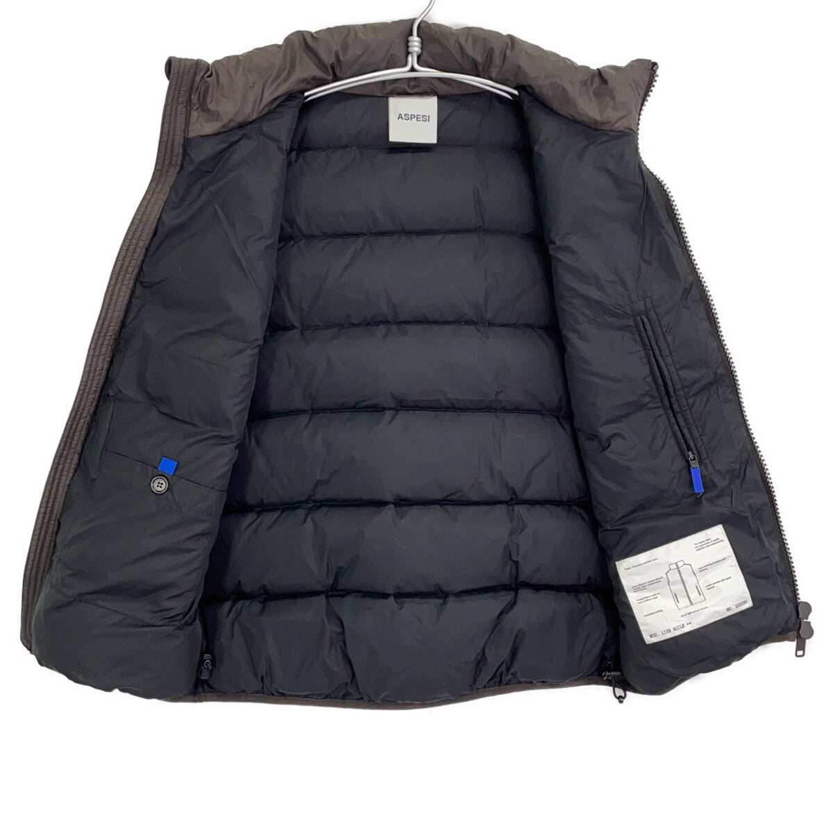 ASPESI W2I 1I58 V006 Brown x Black Down Vest