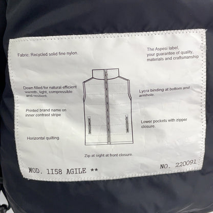 ASPESI W2I 1I58 V006 Brown x Black Down Vest