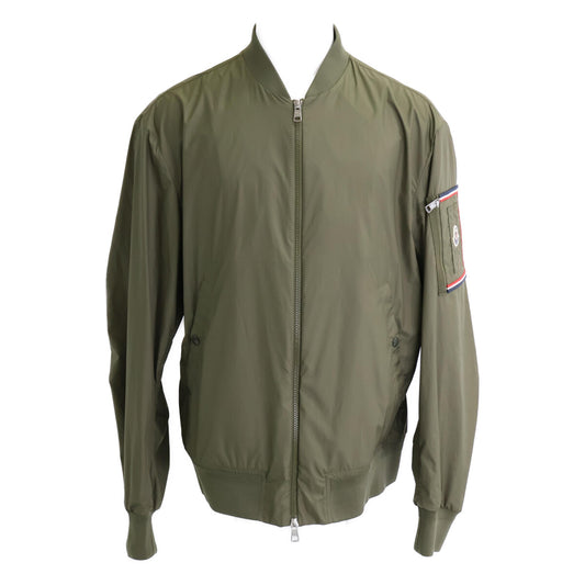 MONCLER BHARANI Bomber Jacket Khaki Green Size 4