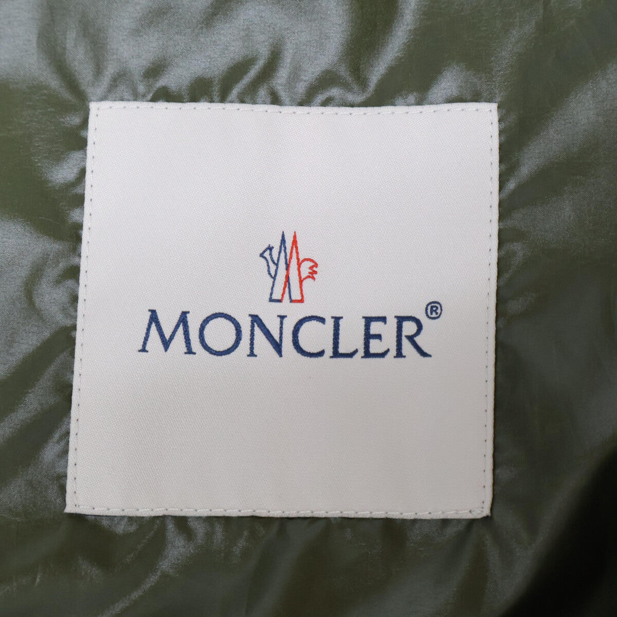 MONCLER BHARANI Bomber Jacket Khaki Green Size 4