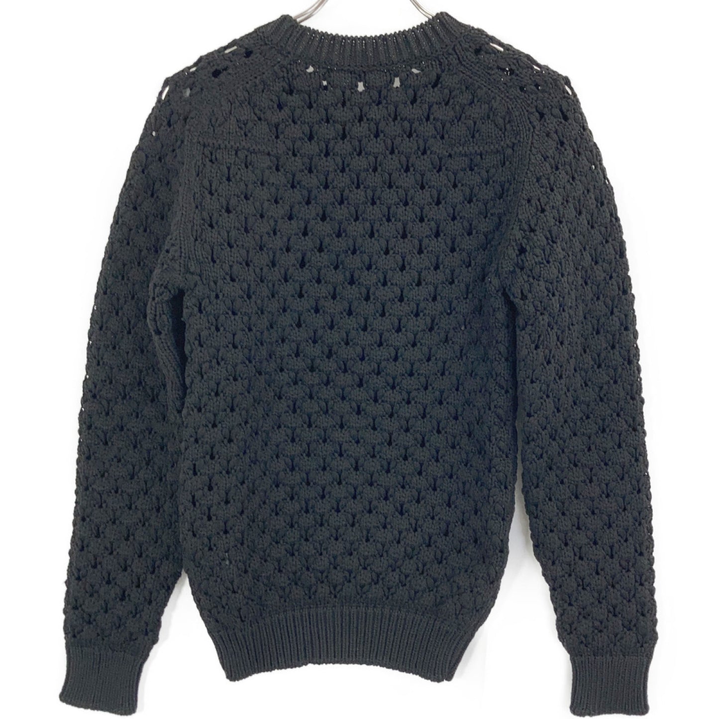 Dior HOMME Black Openwork Knit Sweater Size XS