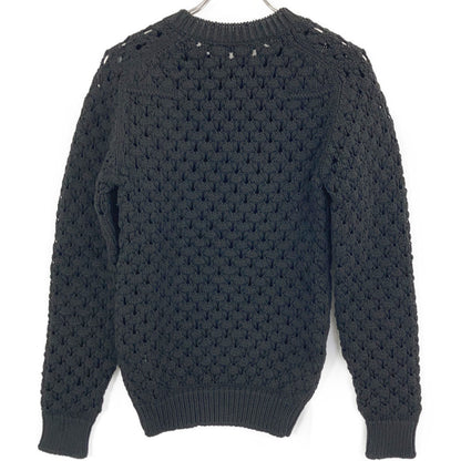 Dior HOMME Black Openwork Knit Sweater Size XS