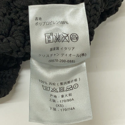 Dior HOMME Black Openwork Knit Sweater Size XS