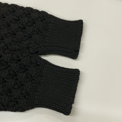 Dior HOMME Black Openwork Knit Sweater Size XS