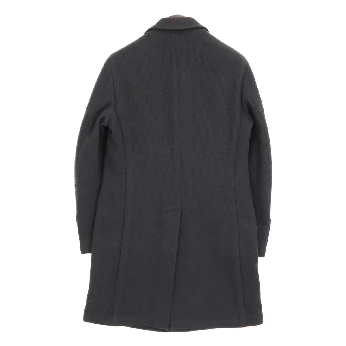 LARDINI JJ23177AQ Navy Wool Chester Coat Size 46