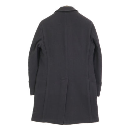 LARDINI JJ23177AQ Navy Wool Chester Coat Size 46