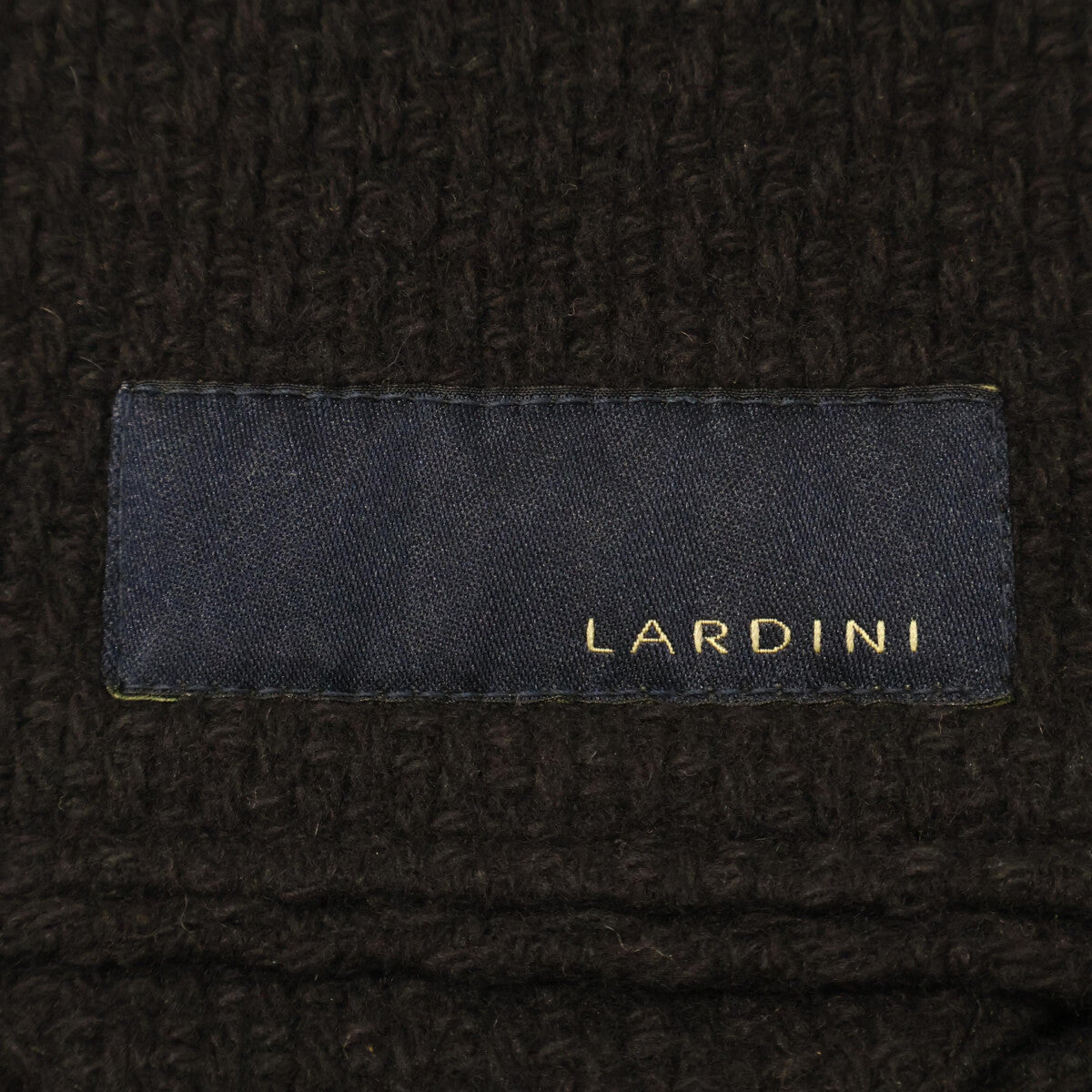 LARDINI JJ23177AQ Navy Wool Chester Coat Size 46