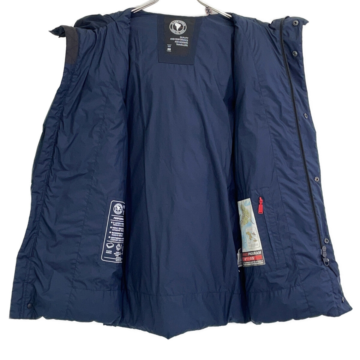 CAPE HORN Navy Tilomonte Down Coat Size 48