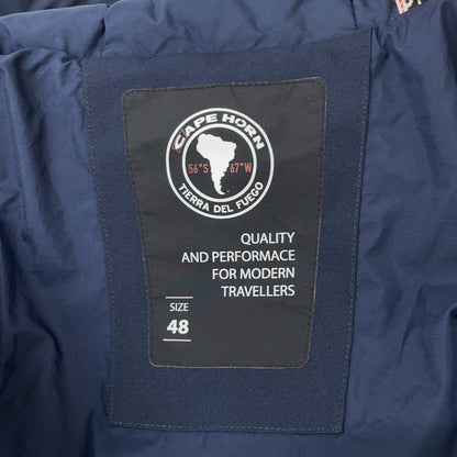 CAPE HORN Navy Tilomonte Down Coat Size 48