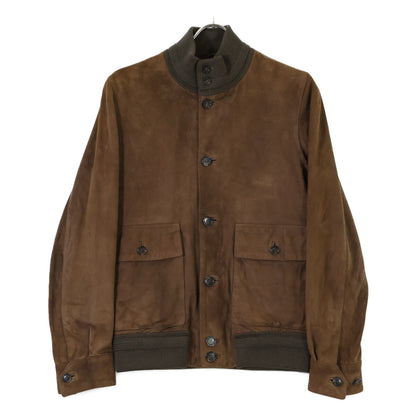 Cinquanta Brown Goat Suede Driving Jacket Size 44