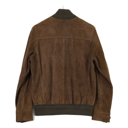 Cinquanta Brown Goat Suede Driving Jacket Size 44