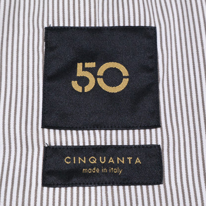 Cinquanta Brown Goat Suede Driving Jacket Size 44