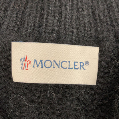 MONCLER Patterned Mohair Blend Crewneck Sweater Size L
