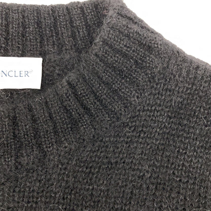 MONCLER Patterned Mohair Blend Crewneck Sweater Size L