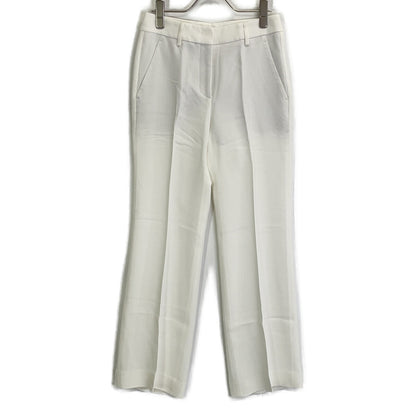 INCOTEX SLOWEAR White Rayon Center Press Pants Size 38