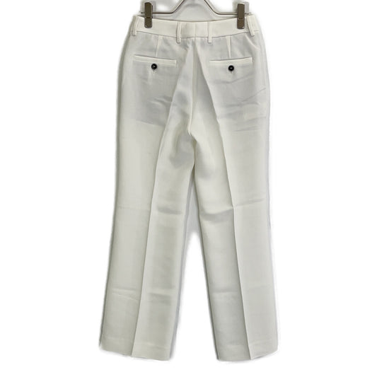 INCOTEX SLOWEAR White Rayon Center Press Pants Size 38