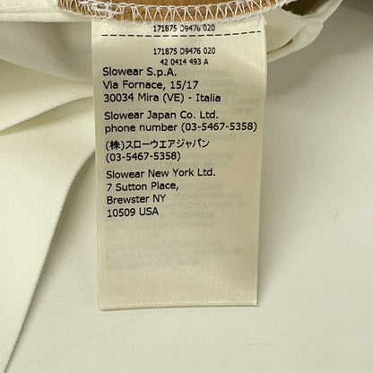 INCOTEX SLOWEAR White Rayon Center Press Pants Size 38