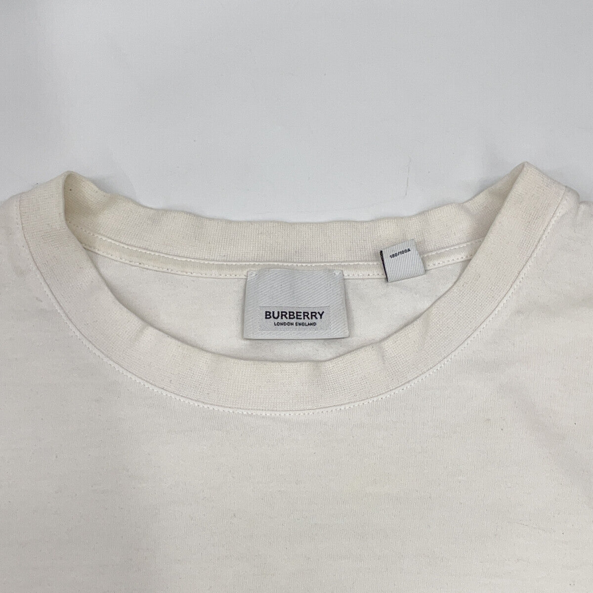 BURBERRY TB Logo Cotton Short Sleeve T-Shirt Size L/G