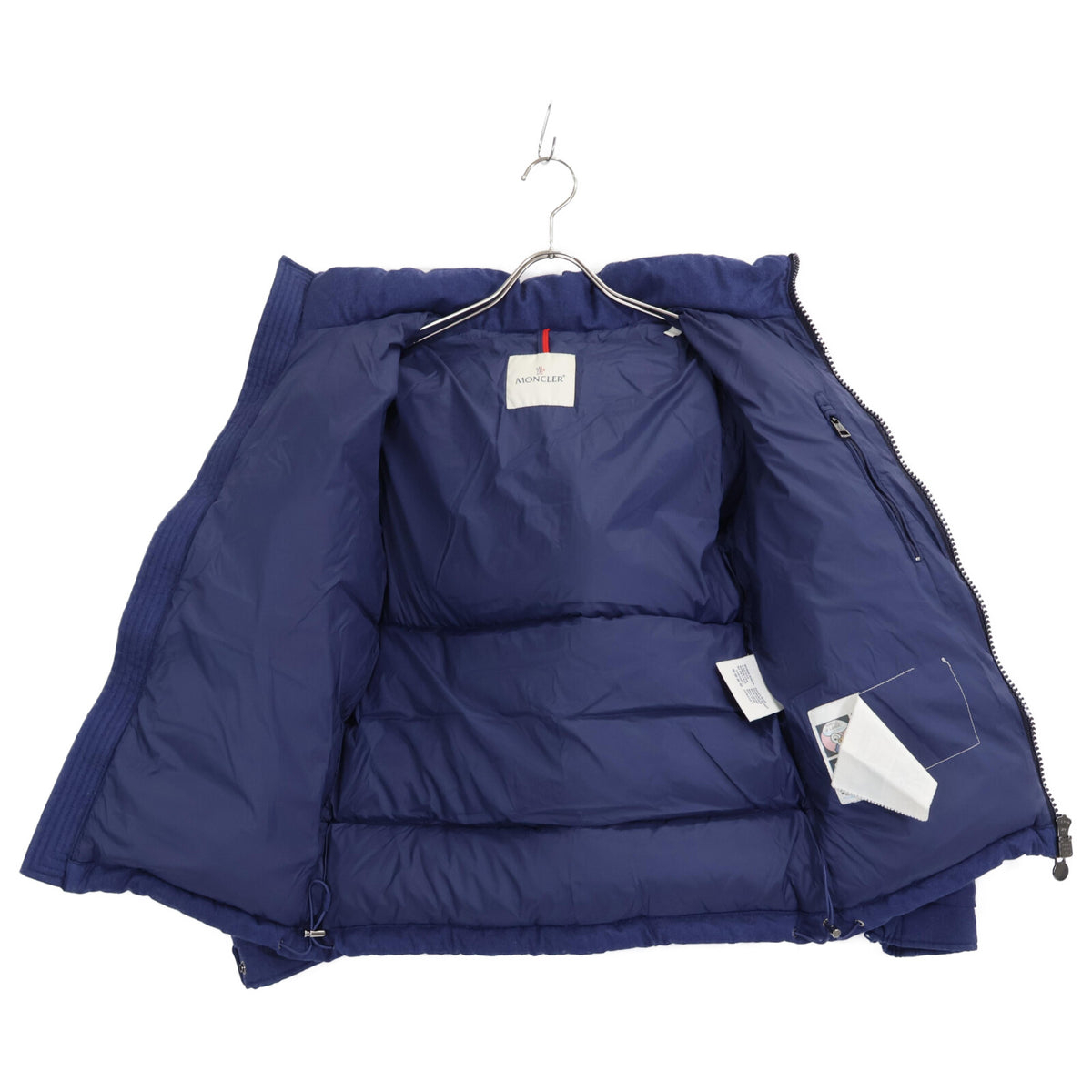 MONCLER MONTGENEVRE Wool Down Jacket Navy Size 0