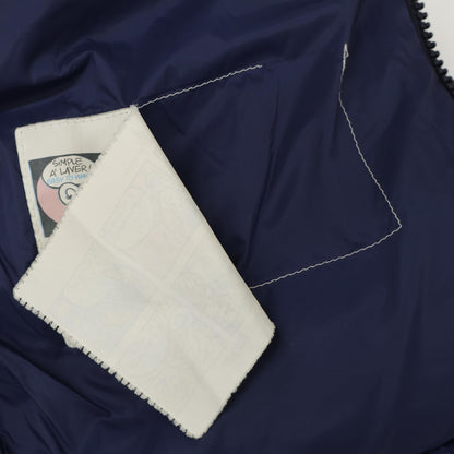 MONCLER MONTGENEVRE Wool Down Jacket Navy Size 0
