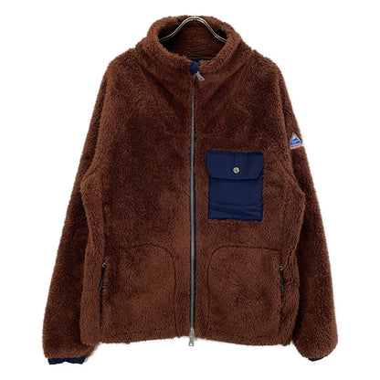 Cape HEIGHTS Brown Pocketed Boa Jacket Size M