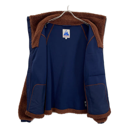 Cape HEIGHTS Brown Pocketed Boa Jacket Size M