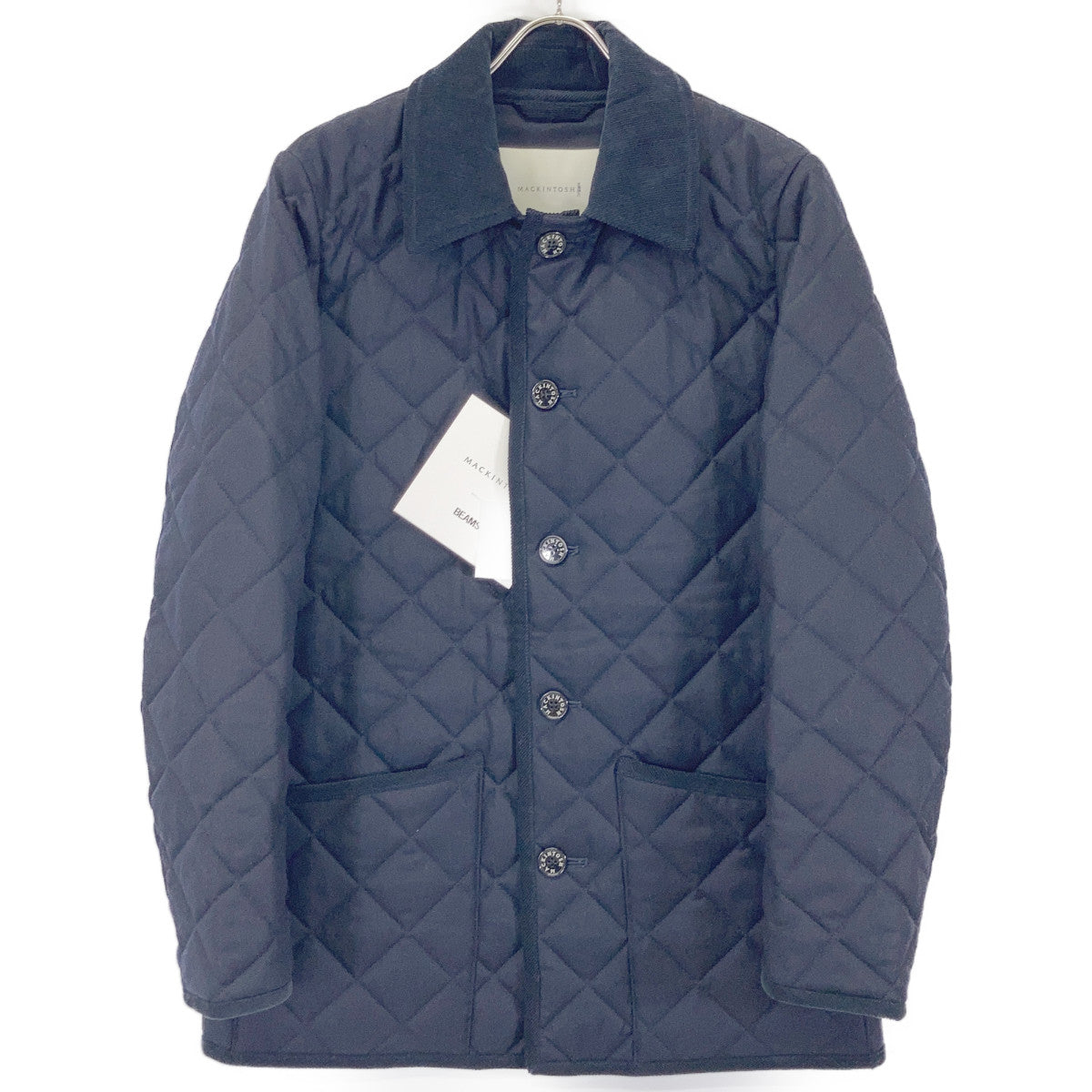 MACKINTOSH Exclusive Navy Waverly Quilted Jacket Size 34