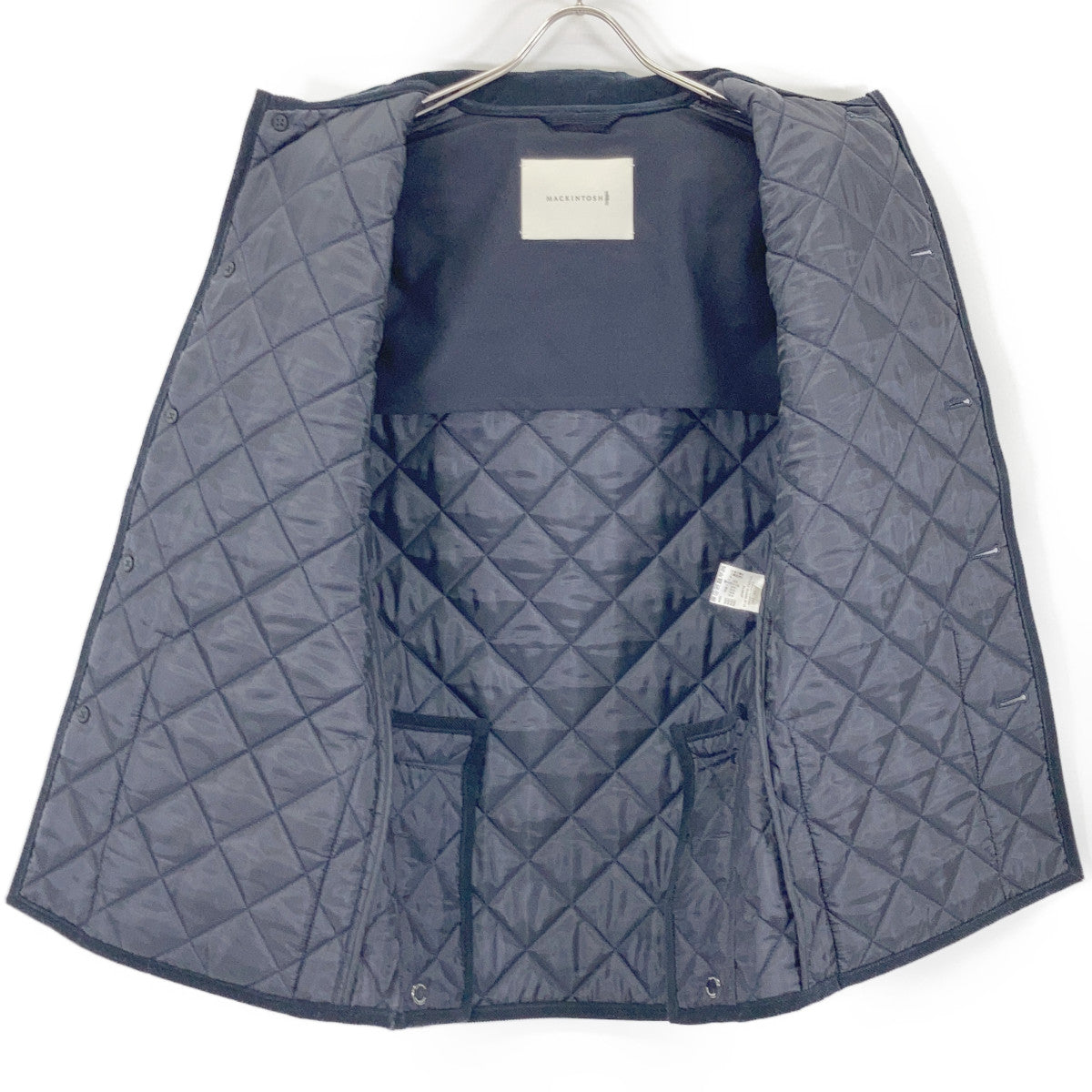 MACKINTOSH Exclusive Navy Waverly Quilted Jacket Size 34