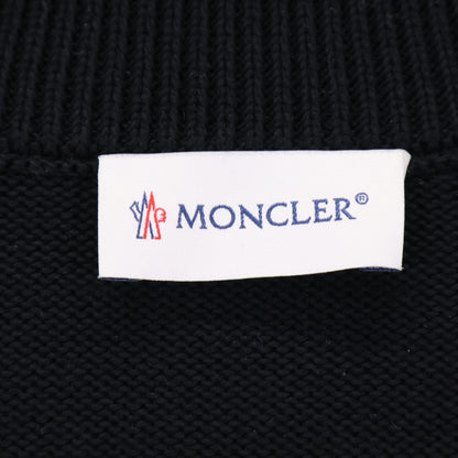 MONCLER 2025 TRICOT CARDIGAN Knit/Down Jacket Black Size M
