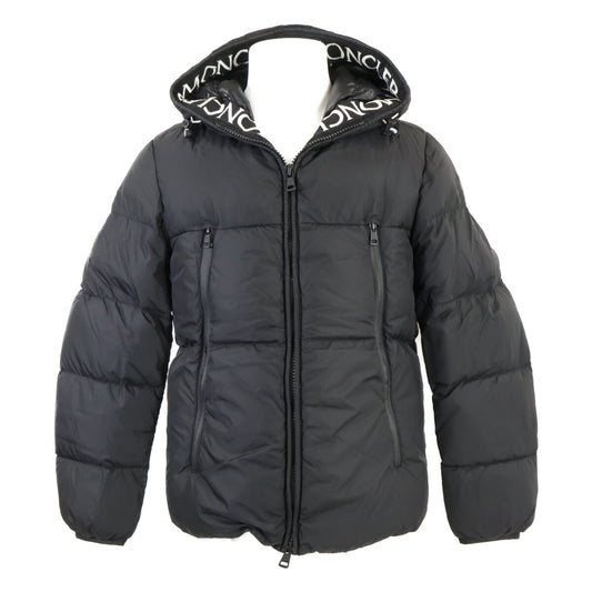 MONCLER MONTCLA Hooded Down Jacket Black Size 1