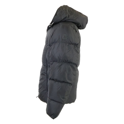 MONCLER MONTCLA Hooded Down Jacket Black Size 1