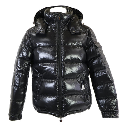 MONCLER Maya Nylon Down Jacket Black Size 1
