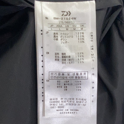 DAIWA PIER39 Black TECH ALPINE DOWN PARKA Jacket Size L