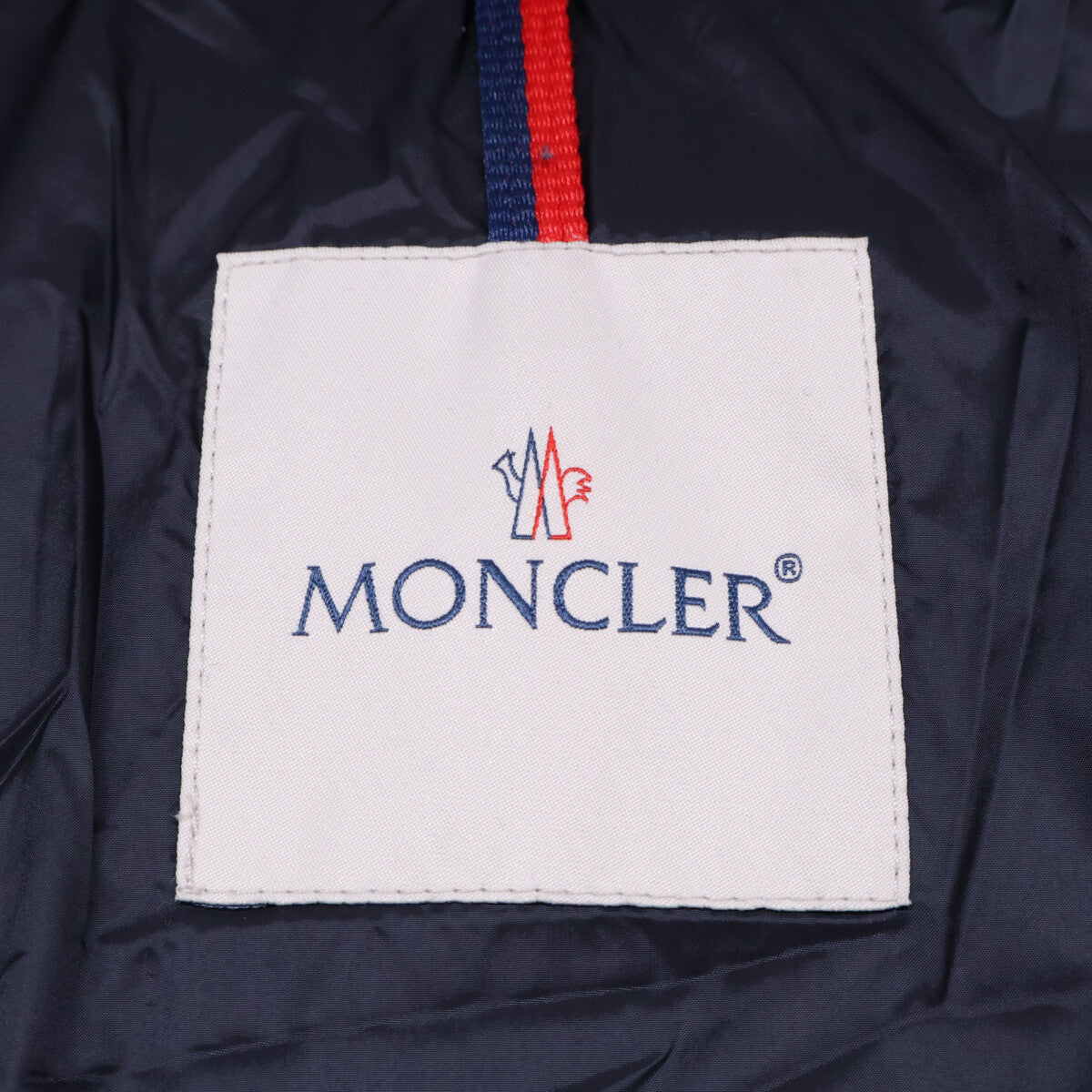 MONCLER MONTGENEVRE Wool Hooded Down Jacket Navy Blue Size 1