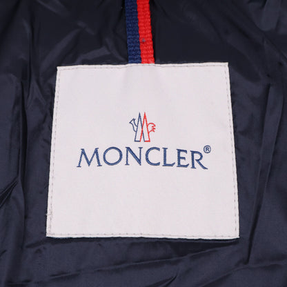 MONCLER MONTGENEVRE Wool Hooded Down Jacket Navy Blue Size 1