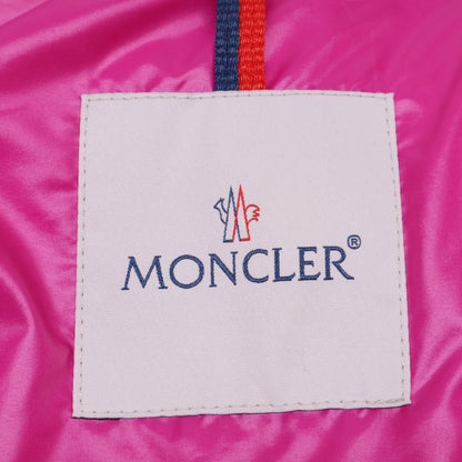 MONCLER 23' OUSE Packable Hood Nylon Down Vest Pink Size 2