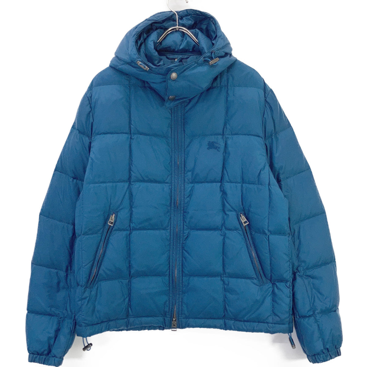 BURBERRY BRIT Blue Horse Embroidered Down Jacket Size L
