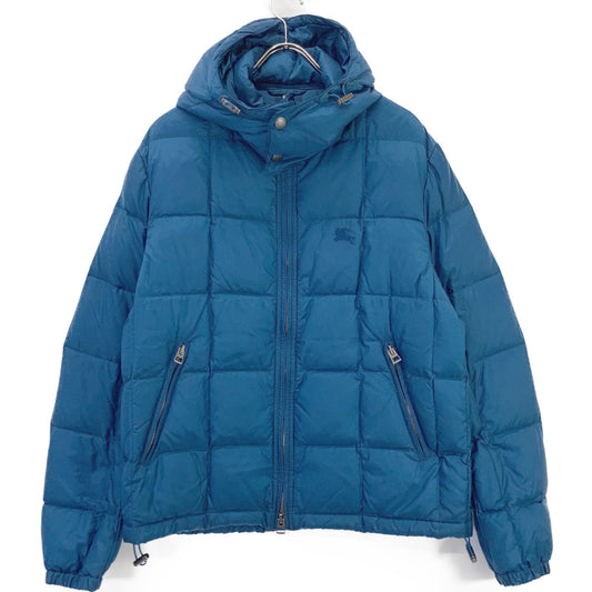 BURBERRY BRIT Blue Horse Embroidered Down Jacket Size L