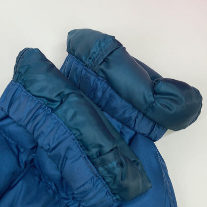 BURBERRY BRIT Blue Horse Embroidered Down Jacket Size L