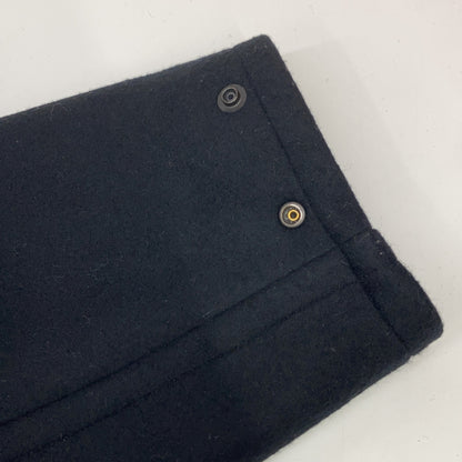 YOAK FW25 Navy Melton Stand Collar Zip Blouson Jacket Size 2
