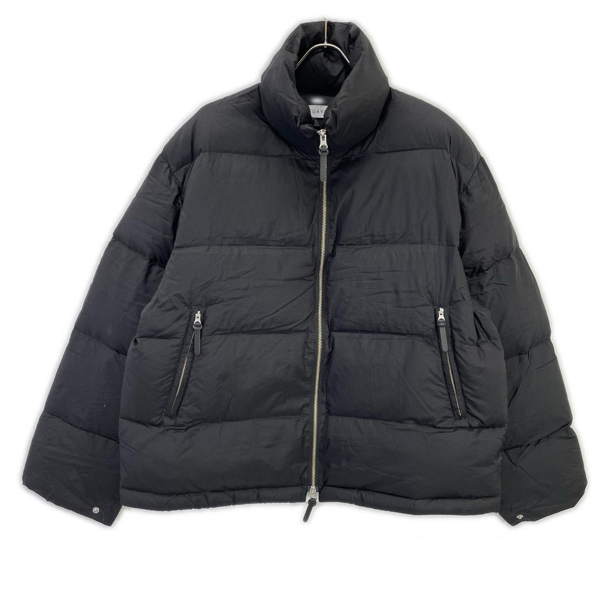 SUAVELE Black Zero-Gravity Nylon Down Jacket Size 2