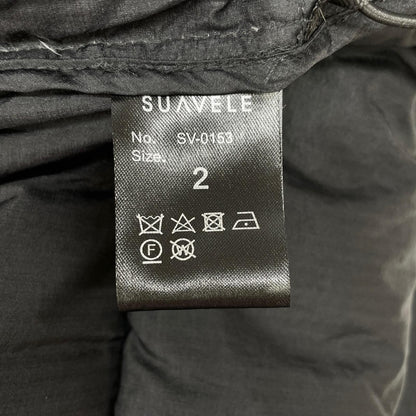 SUAVELE Black Zero-Gravity Nylon Down Jacket Size 2