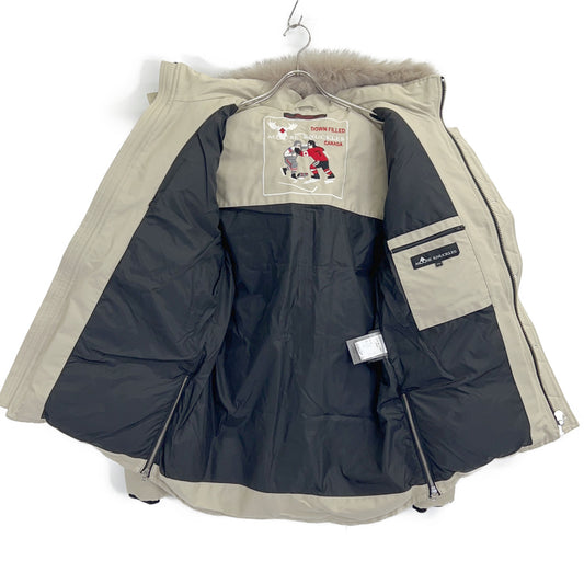 MOOSE KNUCKLES '21AU 3Q Hooded Down Jacket Beige Size M/M